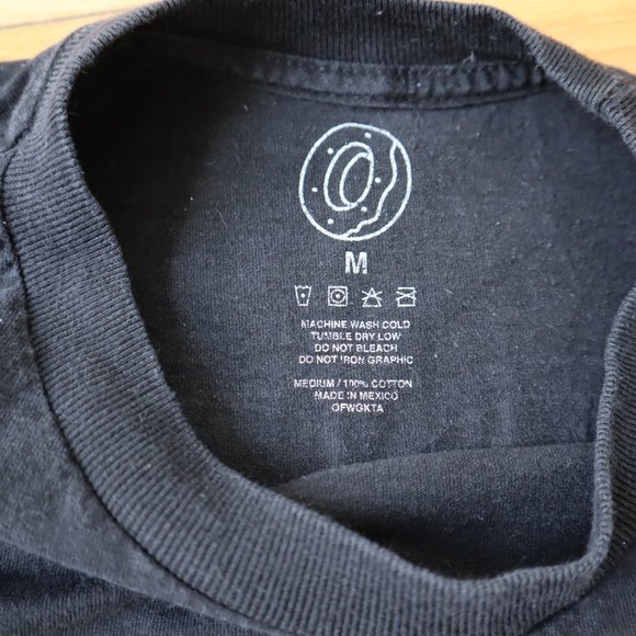 Odd Future Long Sleeve Watermelon Logo Black T Shirt, Size Medium - Picture 9 of 11